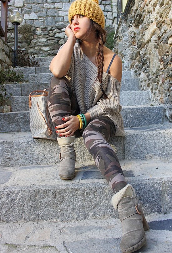 verde militar moda tendencia outfits 2014 2015