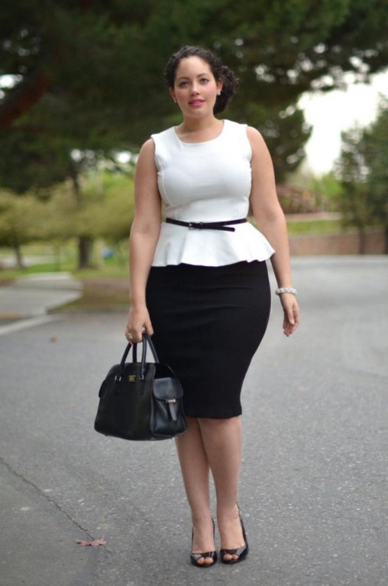 faldas outfits gorditas
