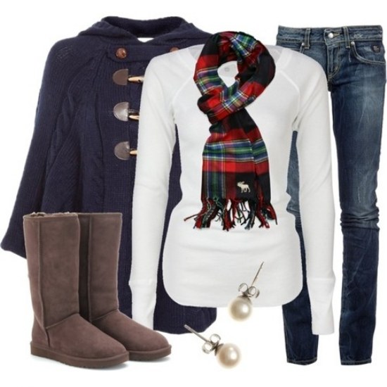 outfits casuales polyvore invierno