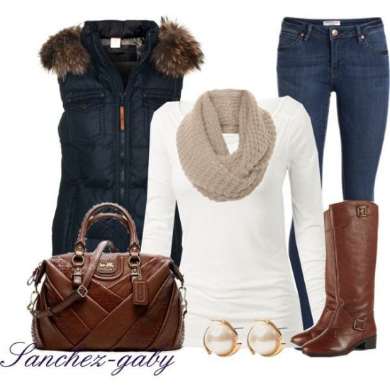 outfits casuales polyvore invierno