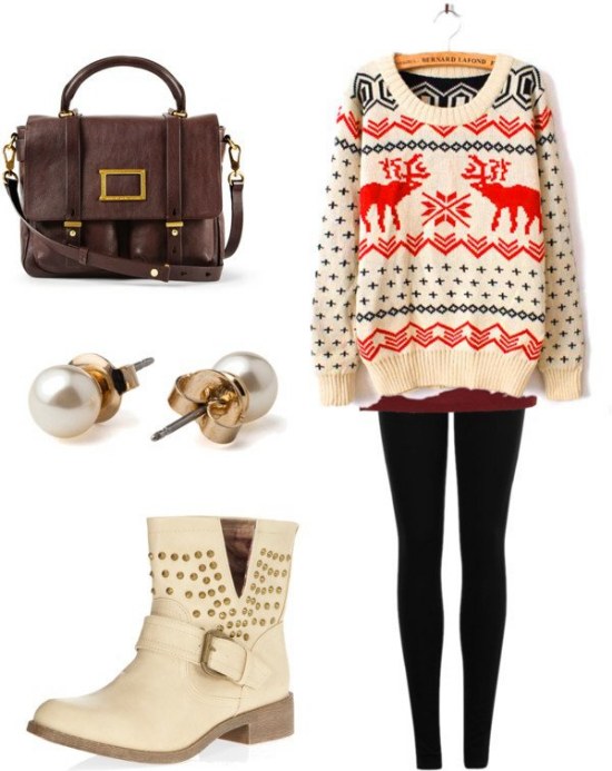 outfits casuales polyvore invierno