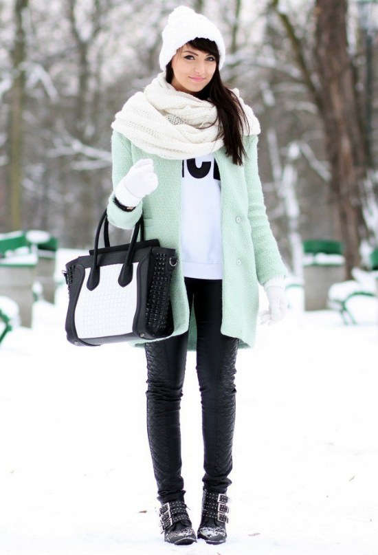outfits para frio nieve