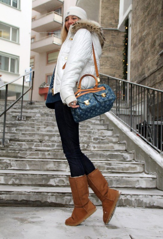 outfits para frio nieve