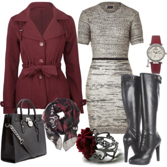 polyvore outfits trabajo ropa invierno