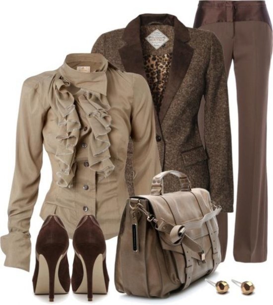 polyvore outfits trabajo ropa invierno