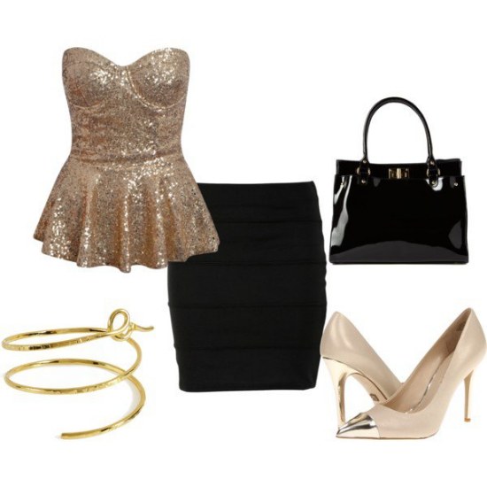 outfits mini faldas vestidos noche