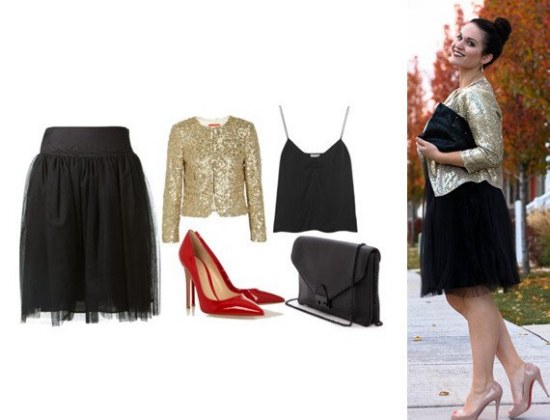 outfits mini faldas vestidos noche