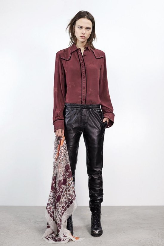 outfits pantalones cuero moda