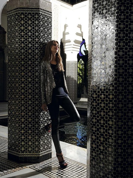 outfits pantalones cuero moda