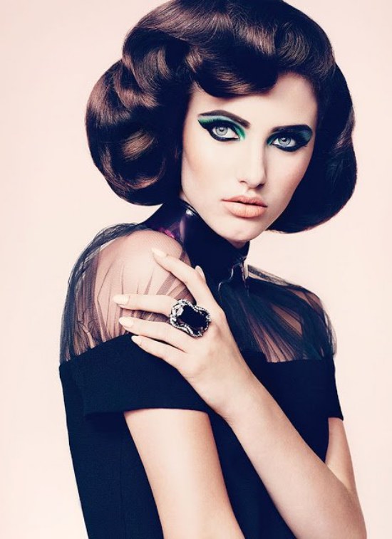 peinados dramaticos modernos extravagantes