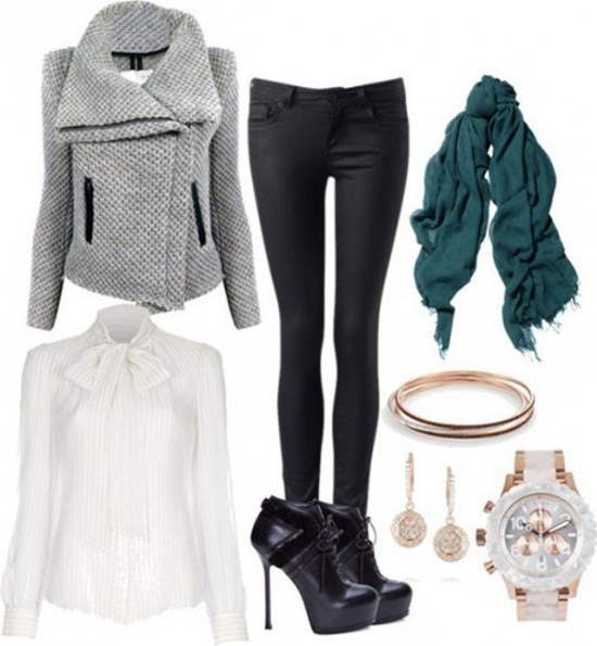 outfits combinaciones polyvore invierno 