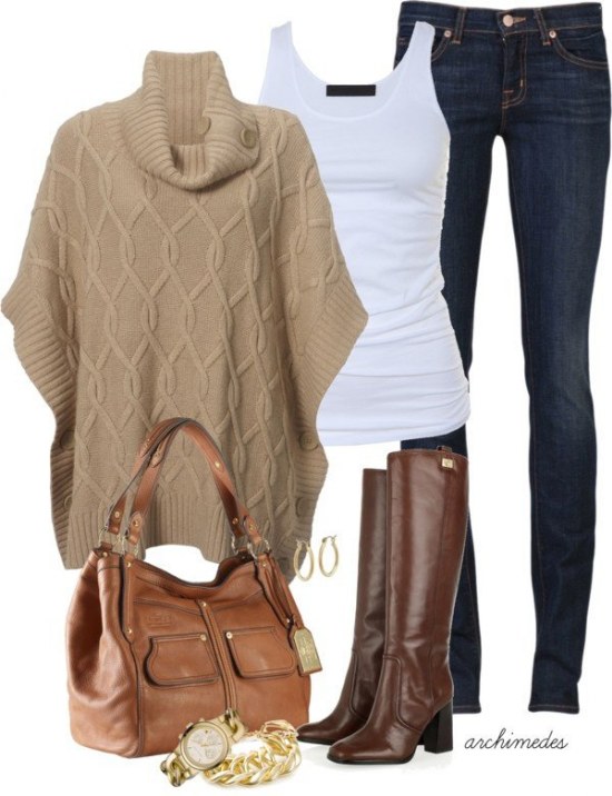 outfits combinaciones polyvore invierno 