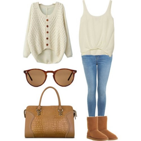 outfits combinaciones polyvore invierno 