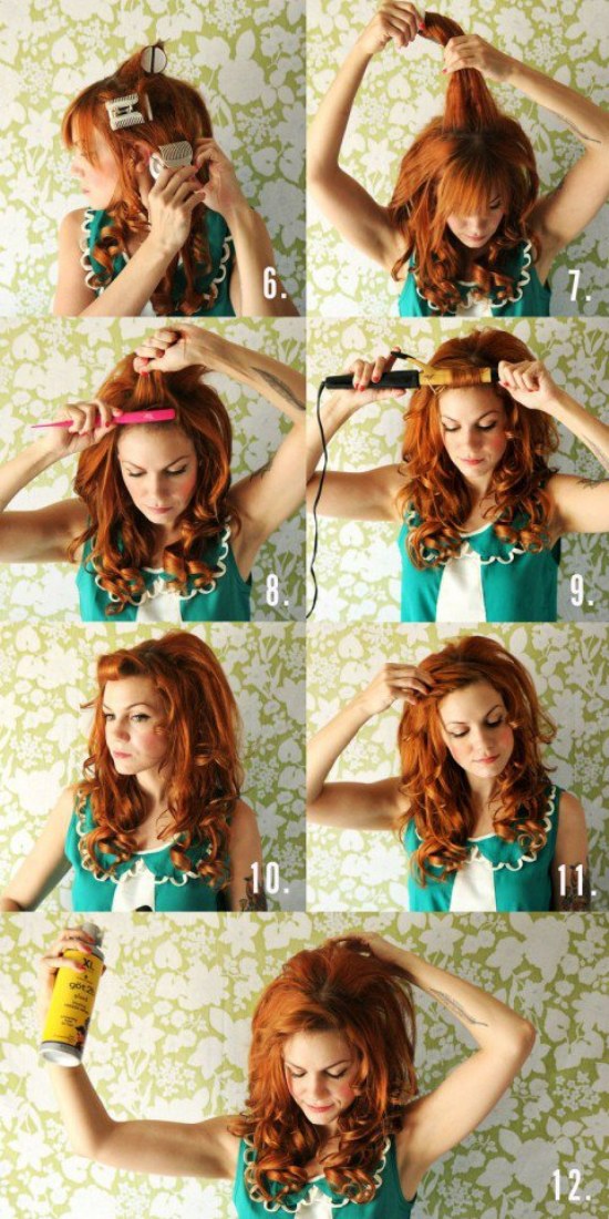 cabello rizo ondulado tutoriales