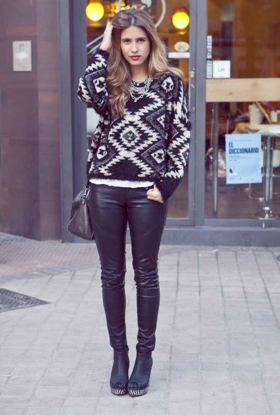 outfits con sueteres moda invierno