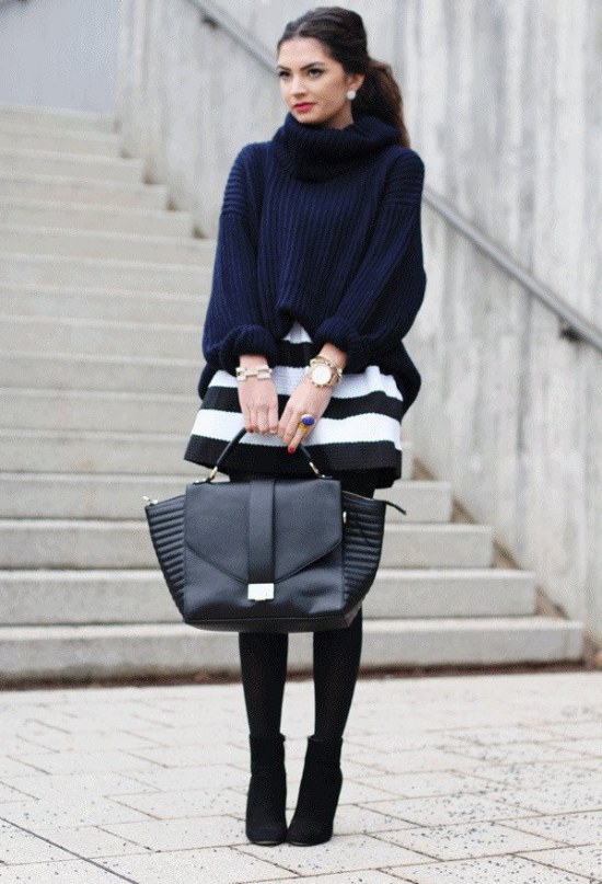 outfits con sueteres moda invierno