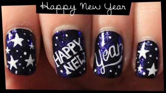 uñas diseños año nuevo