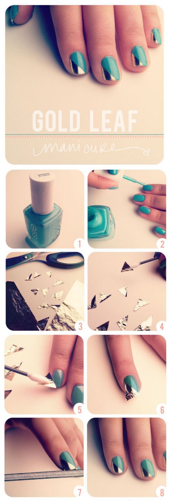 uñas de bloques cuadros diseños