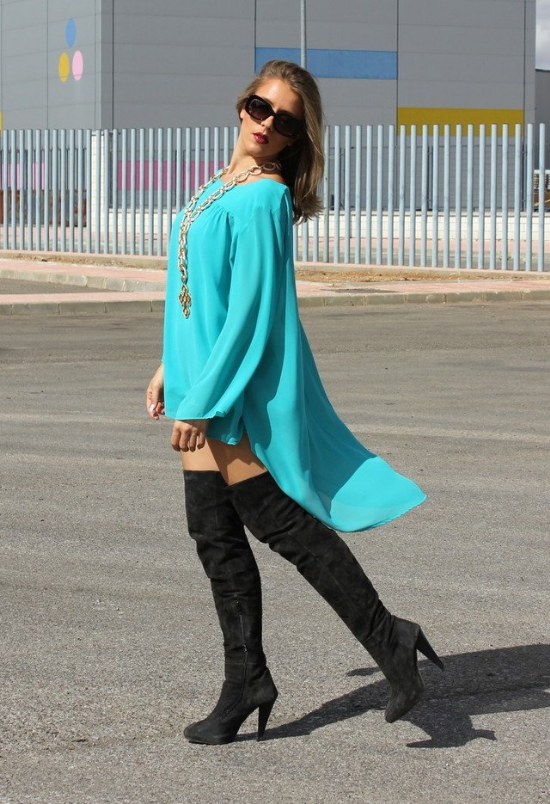 botas rodillas vestidos faldas outfits