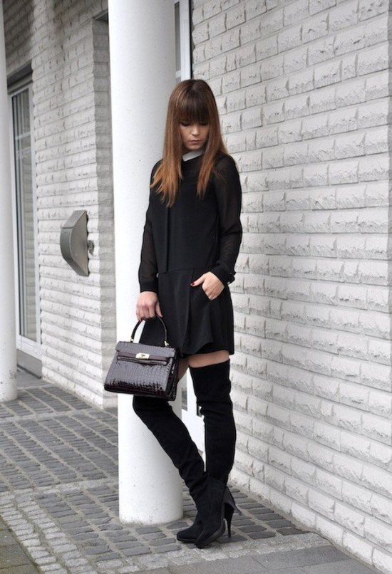 botas rodillas vestidos faldas outfits