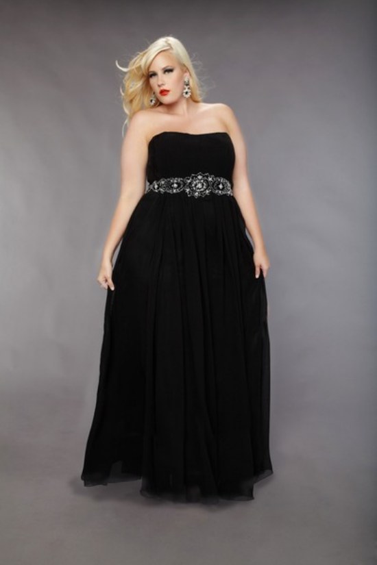 Vestidos elegantes de Color Negro para Gorditas para Fiestas de Noche | Vestidos elegantes de Color Negro para Gorditas para Fiestas de Noche |