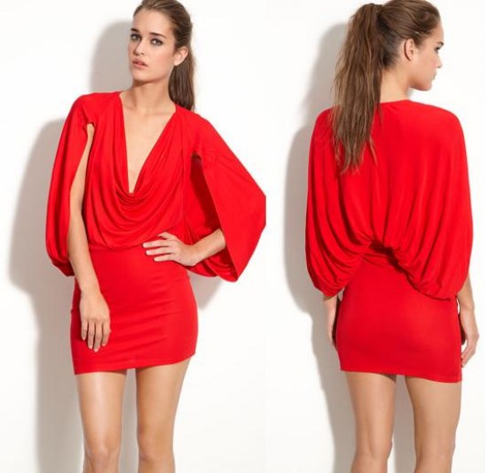 vestidos rojos fin de año