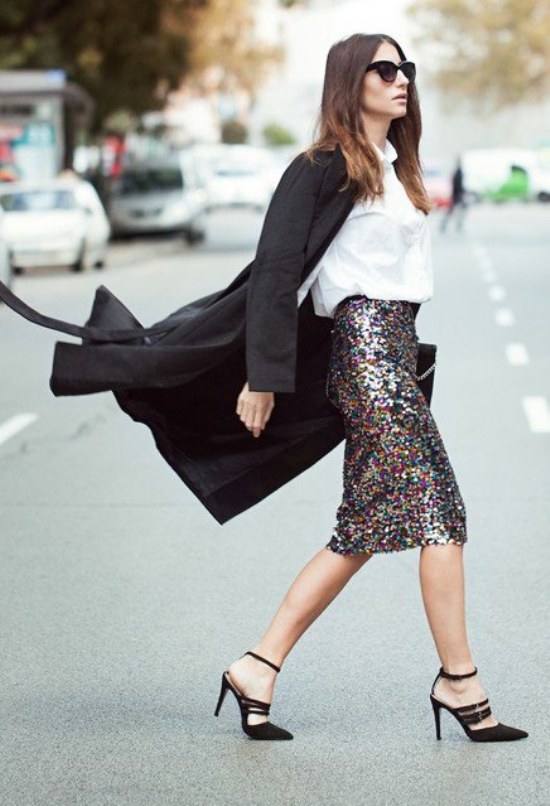 outfits con camisa blanca mujeres