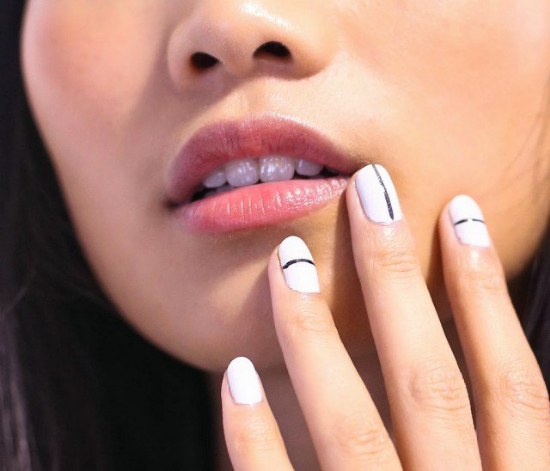 diseño minimalista uñas sencillas