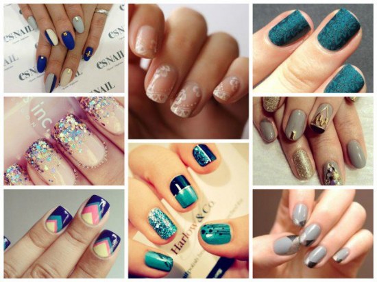 diseños uñas manicure noche