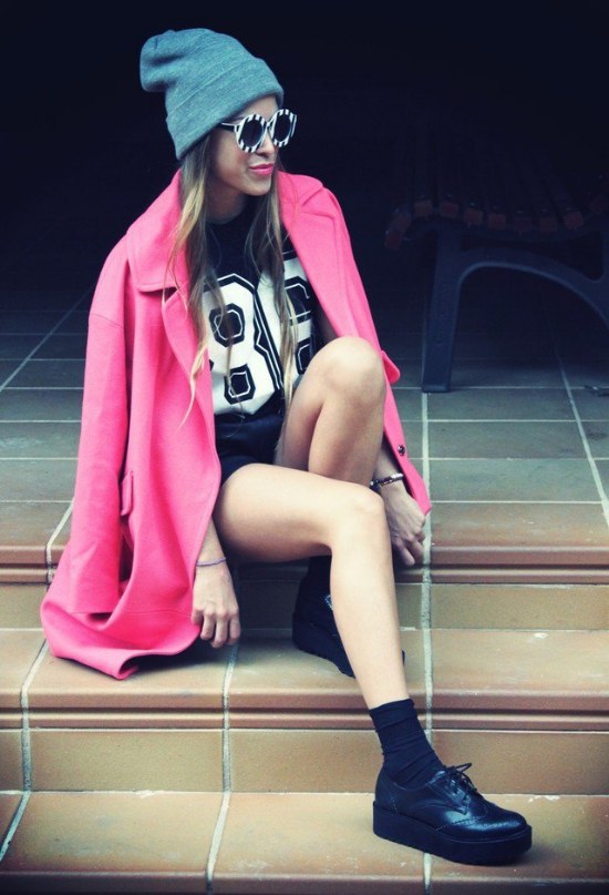 outfits moda invierno gorros lana