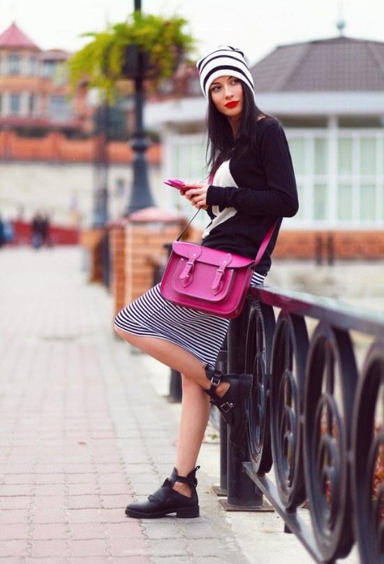 outfits moda invierno gorros lana