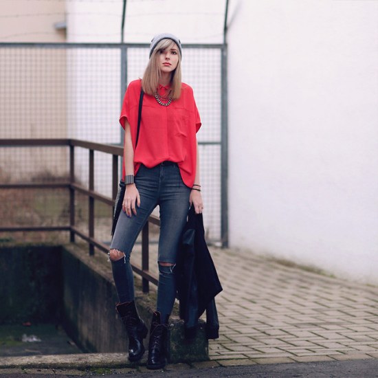 jeans rotos rodillas outfits