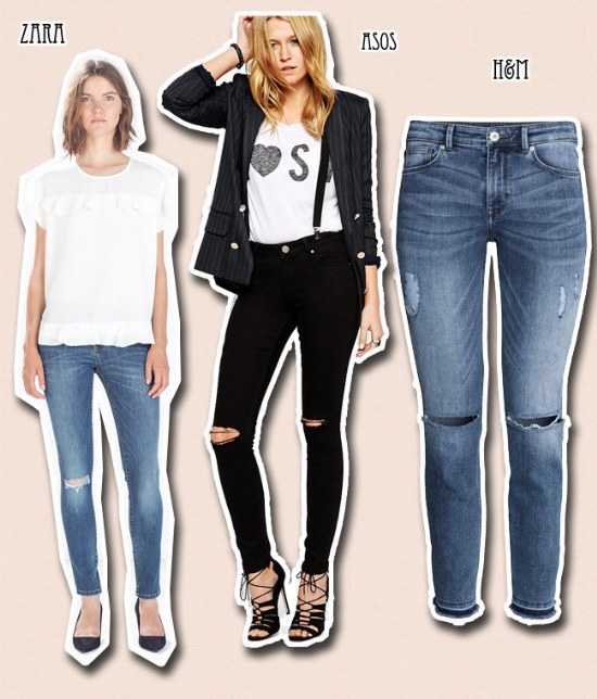 jeans rotos rodillas outfits