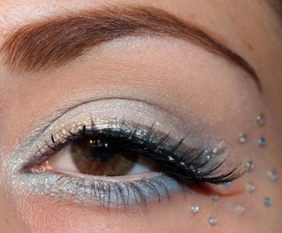 ideas maquillaje sombra escarchada