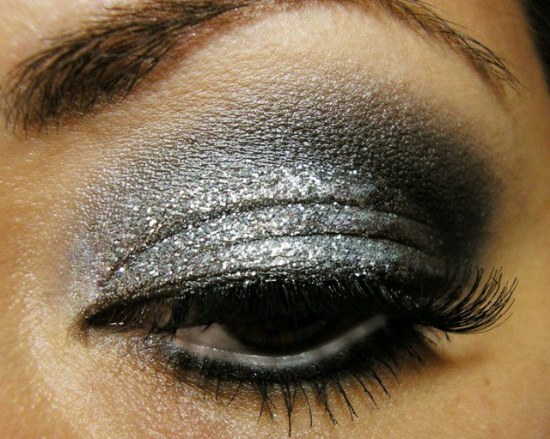 ideas maquillaje sombra escarchada