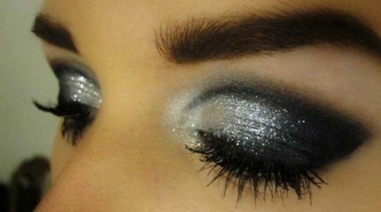 ideas maquillaje sombra escarchada