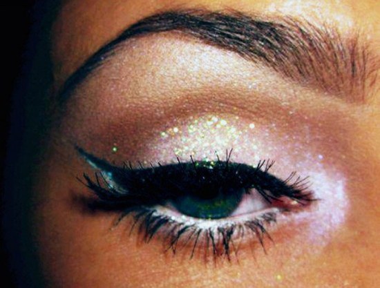 ideas maquillaje sombra escarchada