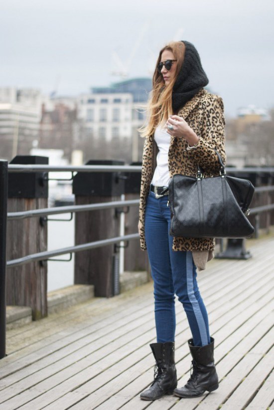 outfits jeans denim invierno