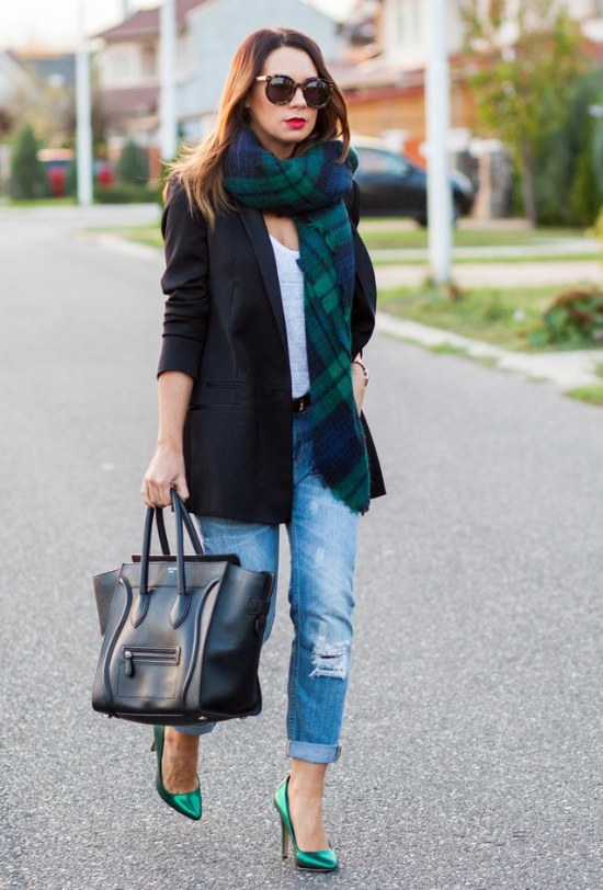 outfits jeans denim invierno