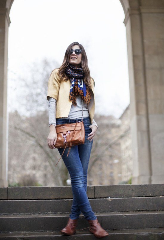 outfits jeans denim invierno