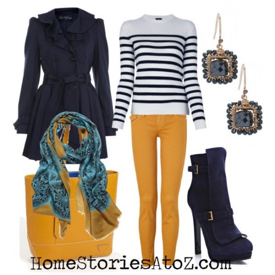 ropa color mostaza moda