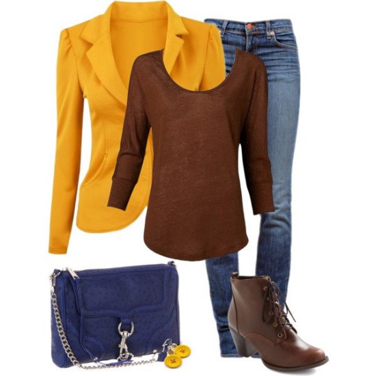 ropa color mostaza moda