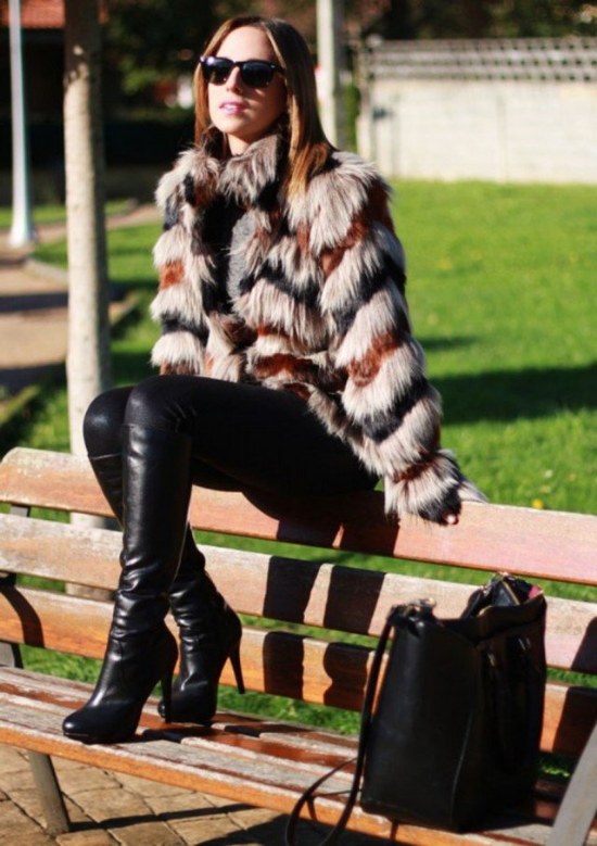 chaquetas de pelos moda