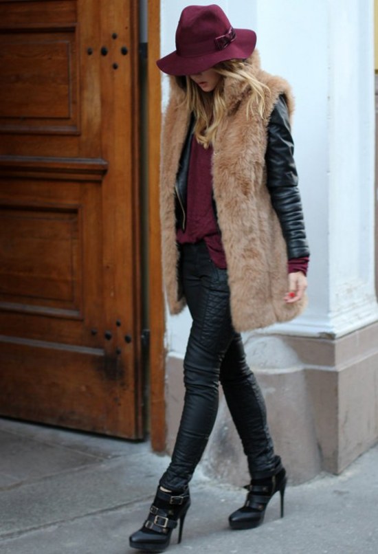 chaquetas de pelos moda