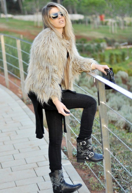 chaquetas de pelos moda