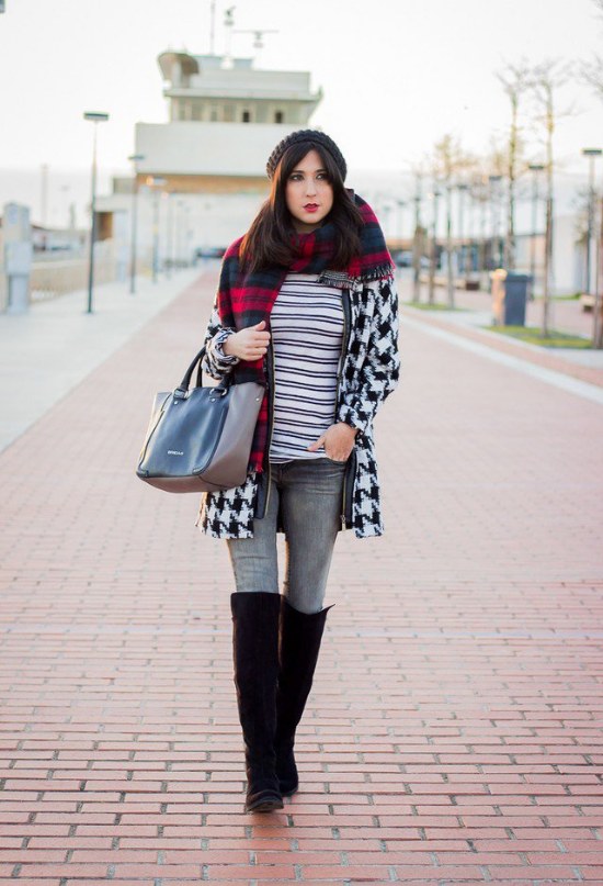 ropa tela escocesa moda