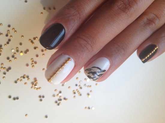 diseños studs uñas manicure