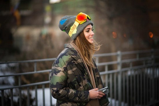 abrigos estampados moda invierno