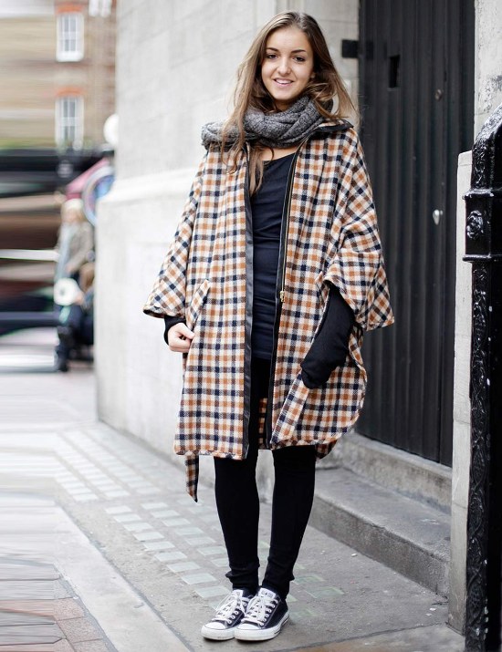 abrigos estampados moda invierno