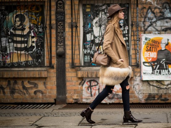 abrigos pelo moda invierno
